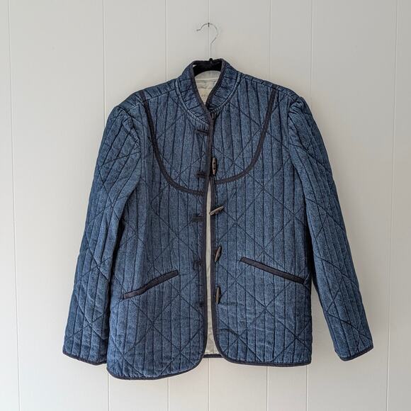 Doen Blue Quilted Jacket - Picture 2 of 8